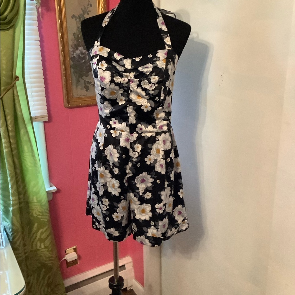 Vintage Vandalizm Floral Romper